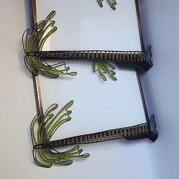 Set of 2 Beaded Palmtree Photo Frames - Picture 6 of 9